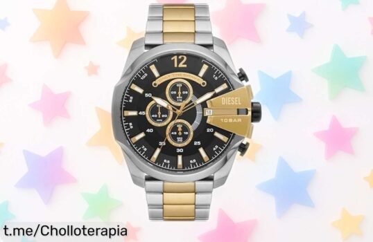Reloj Diesel con estilo moderno y robusto a precio tirado, ¡aprovéchalo ahora antes de que se acabe! Lúcete con calidad en tu muñeca y deja huella.