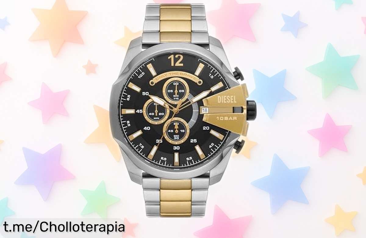 Reloj Diesel con estilo moderno y robusto a precio tirado, ¡aprovéchalo ahora antes de que se acabe! Lúcete con calidad en tu muñeca y deja huella.