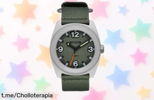 Reloj Nixon A1447535000 para hombre, un diseño moderno y práctico que hoy tiene un precio que no cuadra; ¡aprovéchalo antes de que se esfume esta oportunidad!