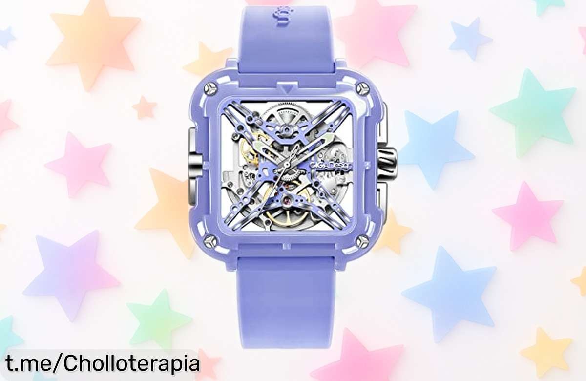Reloj automático CIGA Design X Series Machina, estilo moderno y detalles espectaculares a precio loco: ¡la elegancia que no querrás dejar escapar!