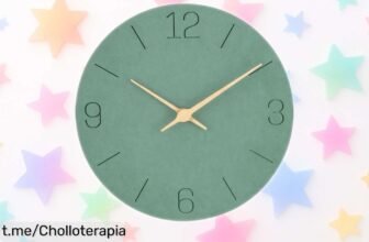 Reloj de pared grande y silencioso Kooko para que siempre estés a tiempo, ¡aprovecha este precio de ganga antes de que se acaben las unidades!