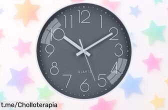 Reloj de pared moderno ACCSHINE sin ruido a precio loco, el toque elegante que tu salón necesita. Dale estilo a tus espacios y no dejes pasar esta oferta increíblemente ajustada.