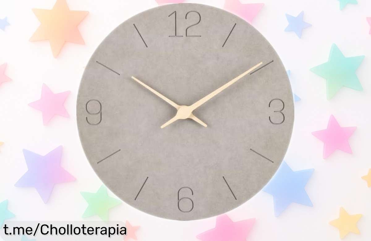 Reloj de pared moderno y silencioso con números enormes, ahora a un precio loco que no puedes dejar pasar ¡Decora tu espacio mientras aprovechas esta oferta única!