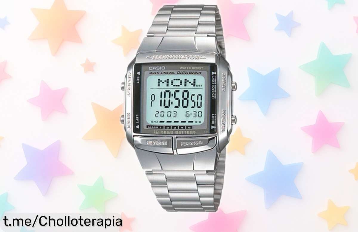 Reloj digital Casio Db-360-1adf con función Data Bank a precio regalado, un clásico resistente que no te puedes perder: ¡aprópiate de tu estilo hoy mismo!