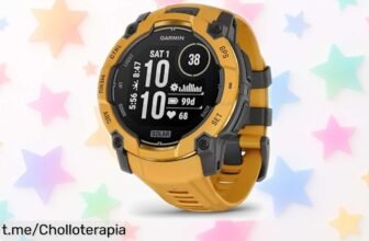 Reloj inteligente Garmin Instinct 3 Solar: soporta todo, carga solar y batería de hasta 40 días en un ofertón que hará vibrar tus aventuras. ¡No te lo pierdas!