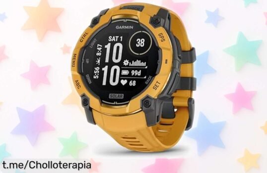 Reloj inteligente Garmin Instinct 3 Solar: soporta todo, carga solar y batería de hasta 40 días en un ofertón que hará vibrar tus aventuras. ¡No te lo pierdas!