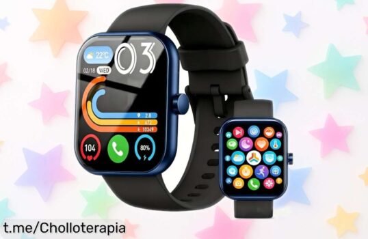 Reloj inteligente HD con Bluetooth y más de 100 modos deportivos a precio regalado, ¡no dejes pasar este super chollo para cuidar tu salud!
