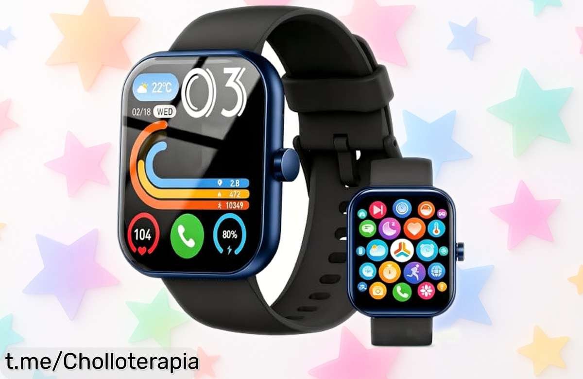 Reloj inteligente HD con Bluetooth y más de 100 modos deportivos a precio regalado, ¡no dejes pasar este super chollo para cuidar tu salud!