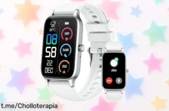 Reloj inteligente HD para hombre y mujer con 110+ modos, controla tu pulso y sueño; ¡ofertón a un precio de escándalo que no querrás dejar escapar!