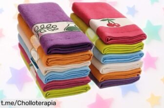 Renueva tu cocina con el juego de 12 paños de algodón Briebe, absorbentes y molones a un precio muy bajo, ¡aprovéchalo antes que se agoten!