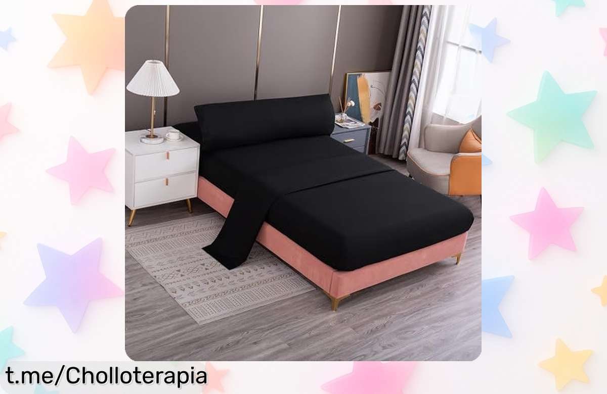 Renueva tu dormitorio con el juego de sábanas Meishida a un precio bajado, ¡elige entre múltiples colores y disfruta del descanso que mereces ya!