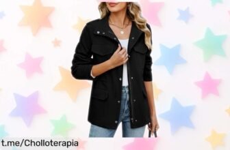Renueva tu estilo con la chaqueta militar de algodón para mujer Tuopuda, super chollo ideal para marcar tendencia sin vaciar tu bolsillo. ¡Consíguela ya antes que se agote!