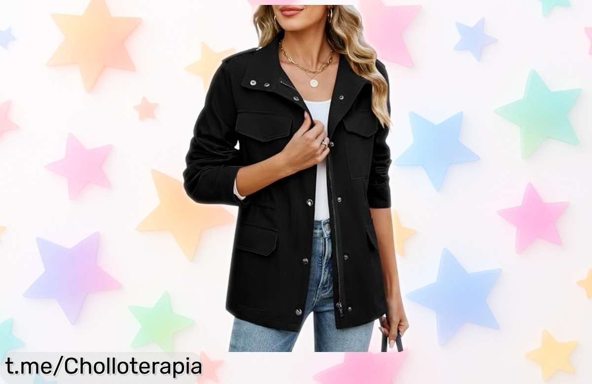 Renueva tu estilo con la chaqueta militar de algodón para mujer Tuopuda, super chollo ideal para marcar tendencia sin vaciar tu bolsillo. ¡Consíguela ya antes que se agote!