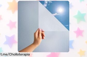 Renueva tus ventanas con el vinilo opaco MARAPON que se pone y quita sin pegamento, perfecto contra el sol. ¡No dejes escapar este chollazo fácil y sin líos!