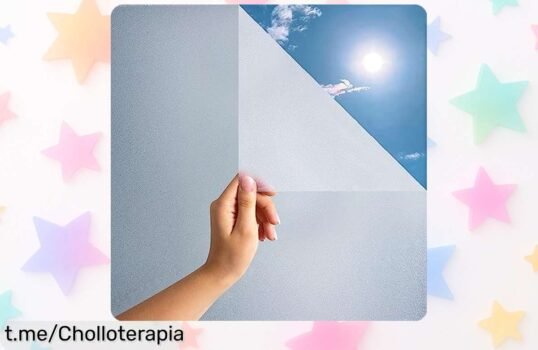 Renueva tus ventanas con el vinilo opaco MARAPON que se pone y quita sin pegamento, perfecto contra el sol. ¡No dejes escapar este chollazo fácil y sin líos!
