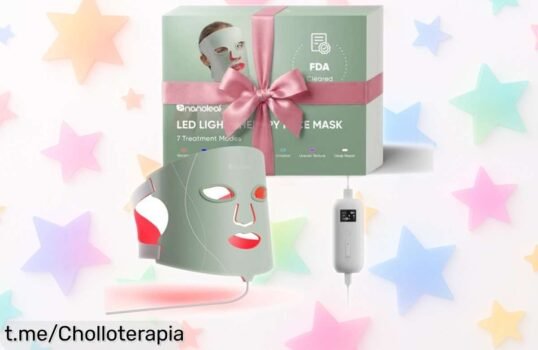Revitaliza tu piel con la increíble máscara LED facial Nanoleaf, ahora a un precio loco: ¡no dejes pasar este ofertón que hará brillar tu rostro!