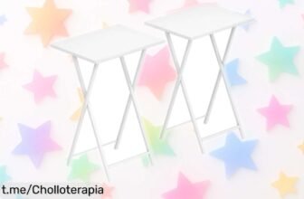 Revoluciona tu espacio con este ofertón: juego de 2 mesas plegables HOOBRO que podrás llevar a cualquier lugar y montar en un instante. ¡Aprovecha antes de que se acaben!