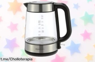 Revoluciona tus bebidas con el hervidor eléctrico de cristal Amazon Basics, rapidez y apagado automático en un precio loco que no puedes dejar escapar. ¡Hazlo tuyo ya!