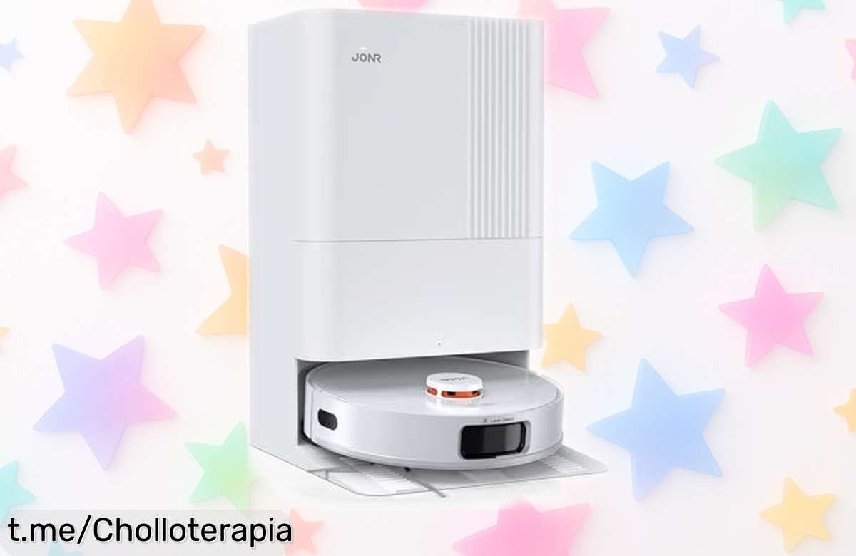 Robot aspirador y fregasuelos JONR T5 Pro a un precio de escándalo: limpieza profunda, esquinas pulidas y una experiencia brillante en tu hogar. ¡No te lo pierdas!
