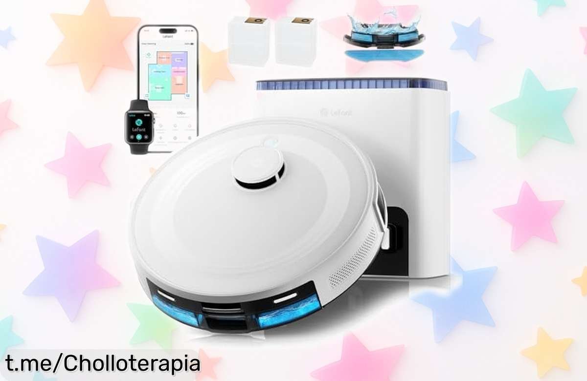 Robot aspirador y fregasuelos Lefant M2L Plus a precio loco, limpieza inteligente que se adapta sola y un ofertón para disfrutar de suelos impecables sin romper la hucha. ¡No te lo pierdas!