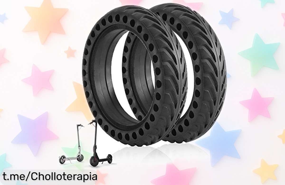 Ruedas macizas para patinete eléctrico Xiaomi M365, super chollo sin pinchazos y con durabilidad extrema, ¡aprovéchalo antes de que desaparezcan!