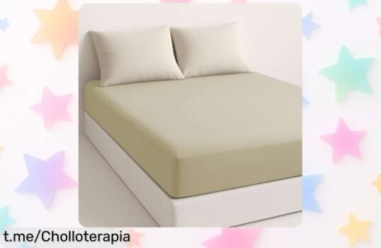 Sábana bajera ajustable de microfibra para un descanso fresco y sin complicaciones, ¡un chollo imperdible que transformará tus noches!