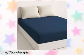 Sábana bajera ajustable de microfibra suave que no se mueve, precio loco y comodidad inigualable para dormir como un rey, ¡aprovéchalo ya antes de quedarte sin ella!