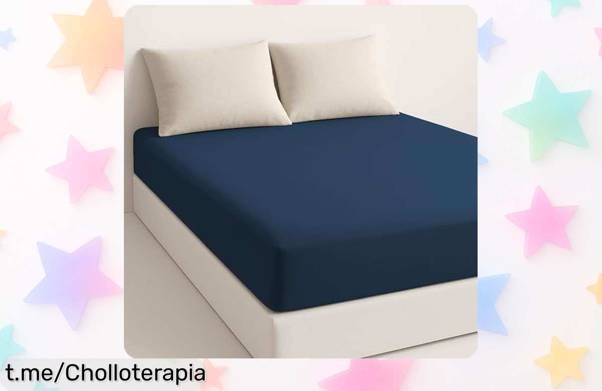 Sábana bajera ajustable de microfibra suave que no se mueve, precio loco y comodidad inigualable para dormir como un rey, ¡aprovéchalo ya antes de quedarte sin ella!