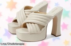 Sandalias plataforma Michael Kors Portia a precio brutal: ¡Luce espectacular cada día sin peso en los pies y date prisa, esta oferta vuela!