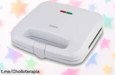 Sandwichera SABA SBSAN2021 para bocatas fáciles y rápidos, ¡oferta increíble que no dejarás pasar! Prepara tu sándwich favorito sin líos a un precio de regalo.