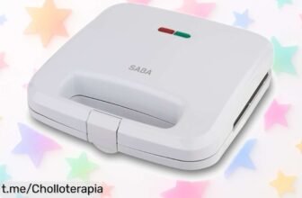 Sandwichera SABA SBSAN2021 para bocatas fáciles y rápidos, ¡oferta increíble que no dejarás pasar! Prepara tu sándwich favorito sin líos a un precio de regalo.