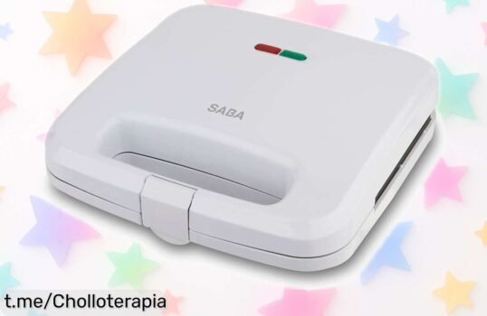 Sandwichera SABA SBSAN2021 para bocatas fáciles y rápidos, ¡oferta increíble que no dejarás pasar! Prepara tu sándwich favorito sin líos a un precio de regalo.