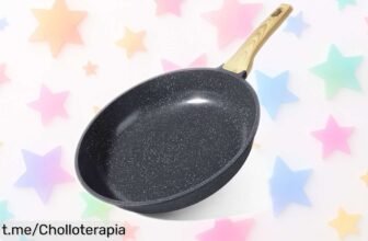 Sartén antiadherente GiPP que fríe con poco aceite y no se pega, oportunidad única para cocinar sin esfuerzo y disfrutar cada bocado ¡Hazte con ella antes de que vuela!