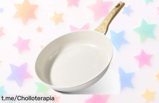 Sartén de cerámica GiPP ultra eficiente que no se pega ni con poca grasa: ¡hazte con ella y transforma tu cocina sin arruinarte!