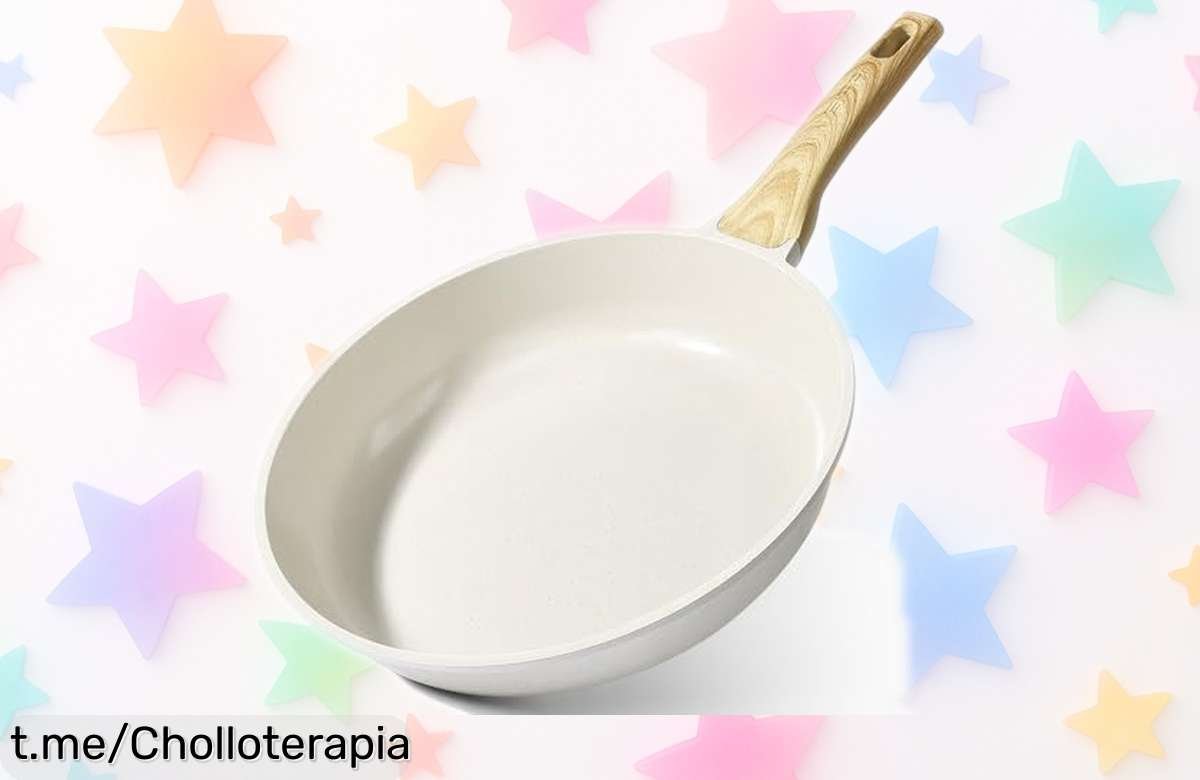Sartén de cerámica GiPP ultra eficiente que no se pega ni con poca grasa: ¡hazte con ella y transforma tu cocina sin arruinarte!