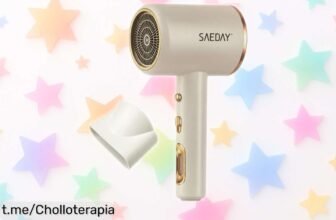 Secador de pelo potente IPSDI 5000W con tecnología iónica a un precio de escándalo, ¡dile adiós al encrespado y lucirás radiante ya mismo!
