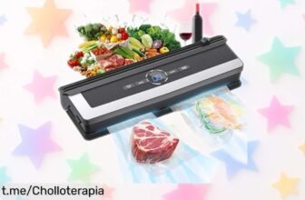 Sellador al vacío 5 en 1 con cortador y pantalla digital, ¡ofertón espectacular! Aprovecha ahora que el precio ha bajado una barbaridad y convierte tu cocina en un chef profesional.