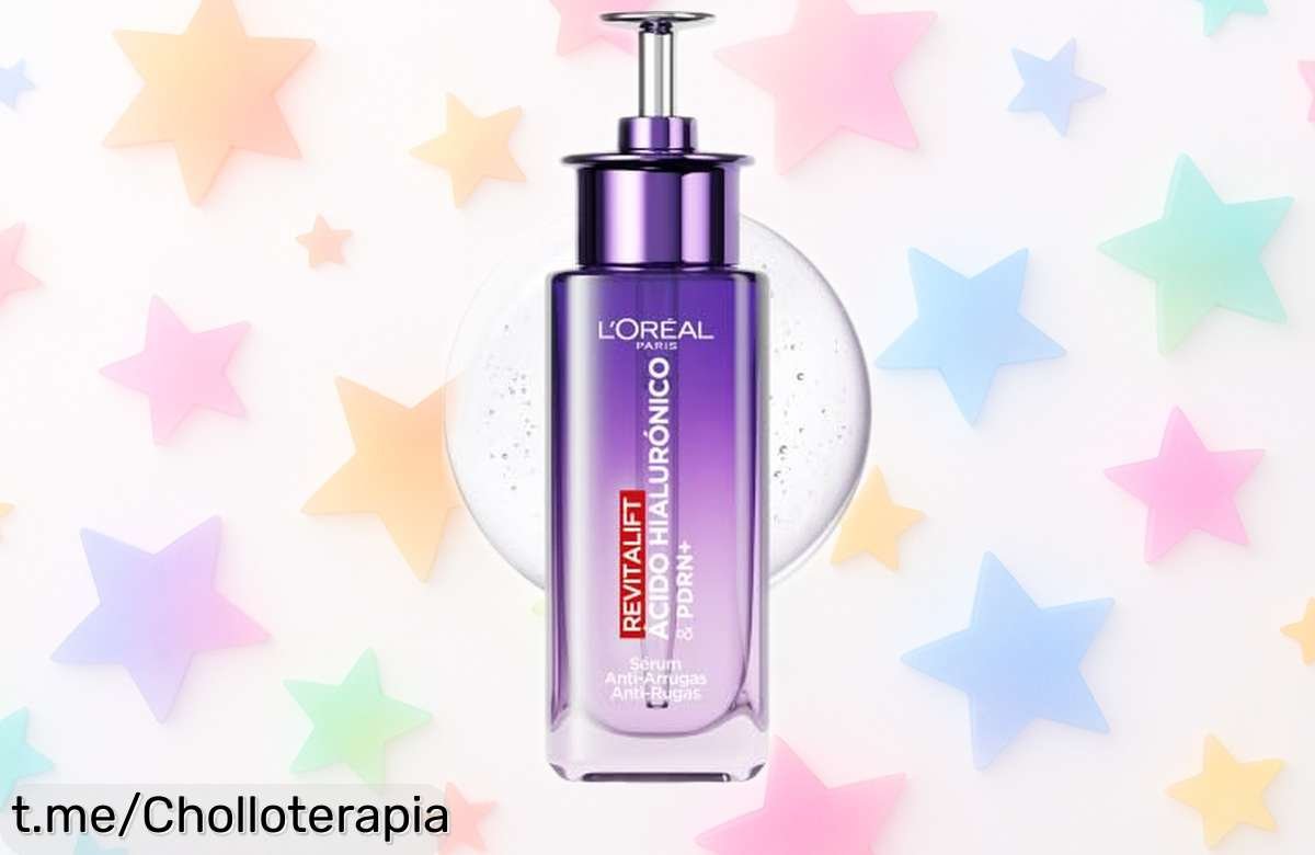 Sérum facial L’Oréal Paris Revitalift Filler, ¡un chollo increíble para una piel radiante y sin arrugas en semanas! No dejes pasar esta oferta que termina pronto.