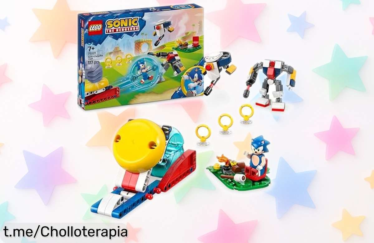 Set de LEGO Sonic The Hedgehog 77001 con lanzador y figuras a precio loco: ¡disfruta batallas épicas mientras te sumerges en horas de diversión!