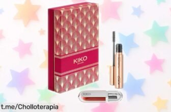Set de maquillaje KIKO Milano con brillo 3D y máscara que define tus ojos, ¡ahora a un precio loco! No pierdas la oportunidad de lucir espectacular y atraer todas las miradas.