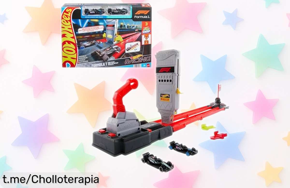 Set de pista Hot Wheels Grid Start con 2 coches metálicos ¡ofertón increíble! Diversión asegurada para los peques que aman la velocidad, no te lo pierdas y corre a por él antes de que se agote.