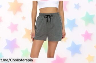 Shorts deportivos de algodón para mujer con elásticos y bolsillos prácticos, ¡ahora a un precio loco que no puedes dejar pasar! Haz tu movimiento cómodo y único.