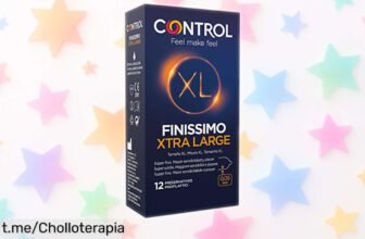 Siente cada momento sin límites con preservativos Control Finissimo XL, 12 unidades de pura conexión a un precio increíblemente bajo que no querrás dejar escapar.