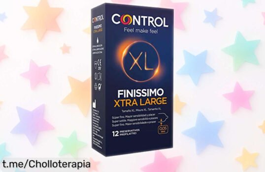Siente cada momento sin límites con preservativos Control Finissimo XL, 12 unidades de pura conexión a un precio increíblemente bajo que no querrás dejar escapar.