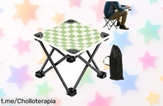 Sillas plegables para exterior ligeras y resistentes, super chollo a un precio tirado que te acompañarán en cualquier aventura: ¡no dejes pasar esta oferta!