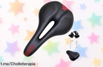 Sillín para bici que absorbe golpes y te mantiene fresco: ¡llévatelo ya y mejora tus rutas con este chollo irresistible!