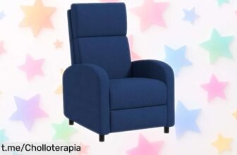 Sillón reclinable manual HOMCOM con reposapiés: el ofertón que te hará relajarte a tope sin ocupar espacio, ¡aprovéchalo antes de que se agote!