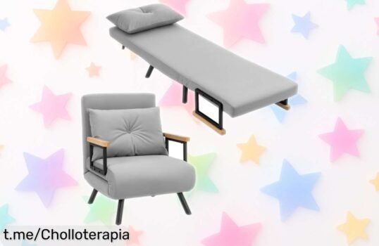 Sofá cama plegable HOMCOM 4 en 1, un ofertón que se adapta a tus espacios y te ofrece comodidad con cada ajuste. ¡Llévatelo ahora antes de que desaparezca!