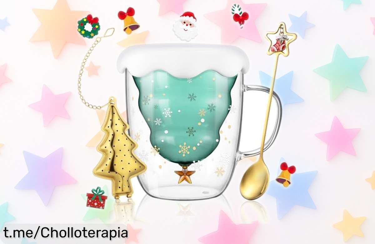Sorprendente taza de cristal doble pared Ecooe con filtro y cuchara, ¡rebajada a un precio tirado! Ideal para los amantes del té y café. No dejes pasar esta oportunidad única.