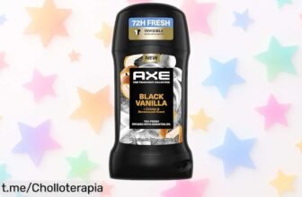 Stick AXE Black Vanilla con un aroma irresistible y protección todo el día, ¡aprovéchalo a precio de escándalo antes que se acabe!